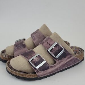 Women's Birkenstock Arizona Lavender Oiled Leather EU 37 / US 6 - 6.5